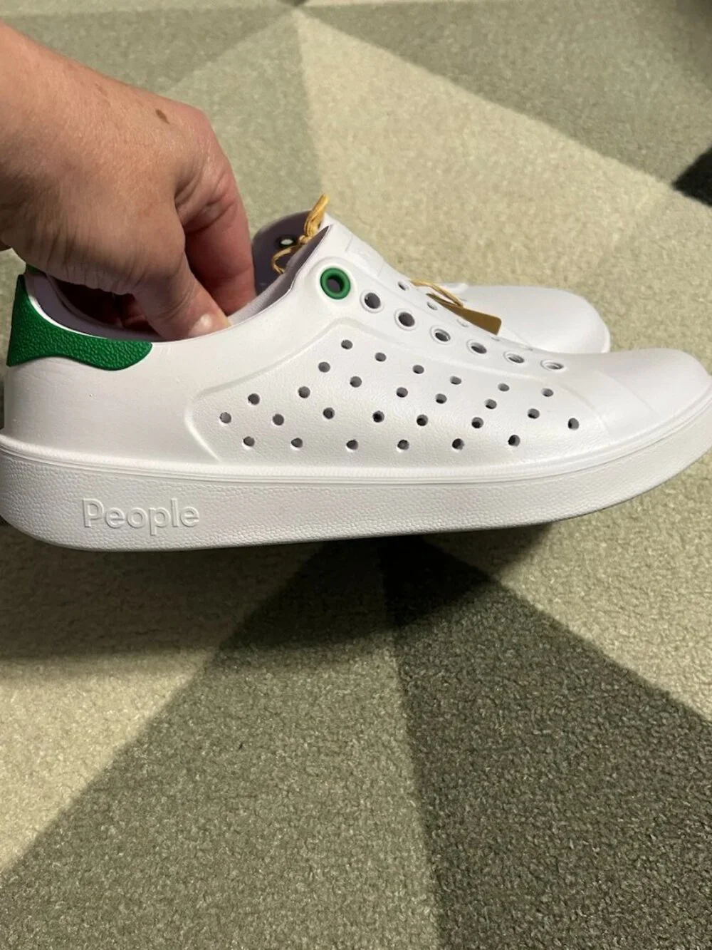 NWT People Footwear Lightweight Slip-On Perforated EVA Water Shoes M6/W8